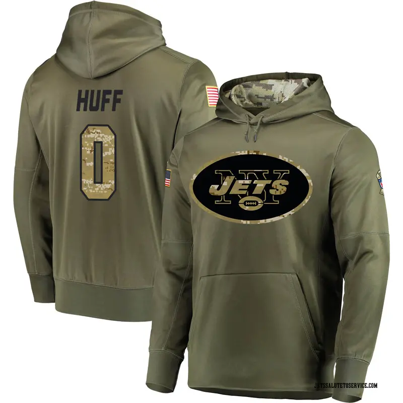 Bryce Huff New York Jets Olive Salute 