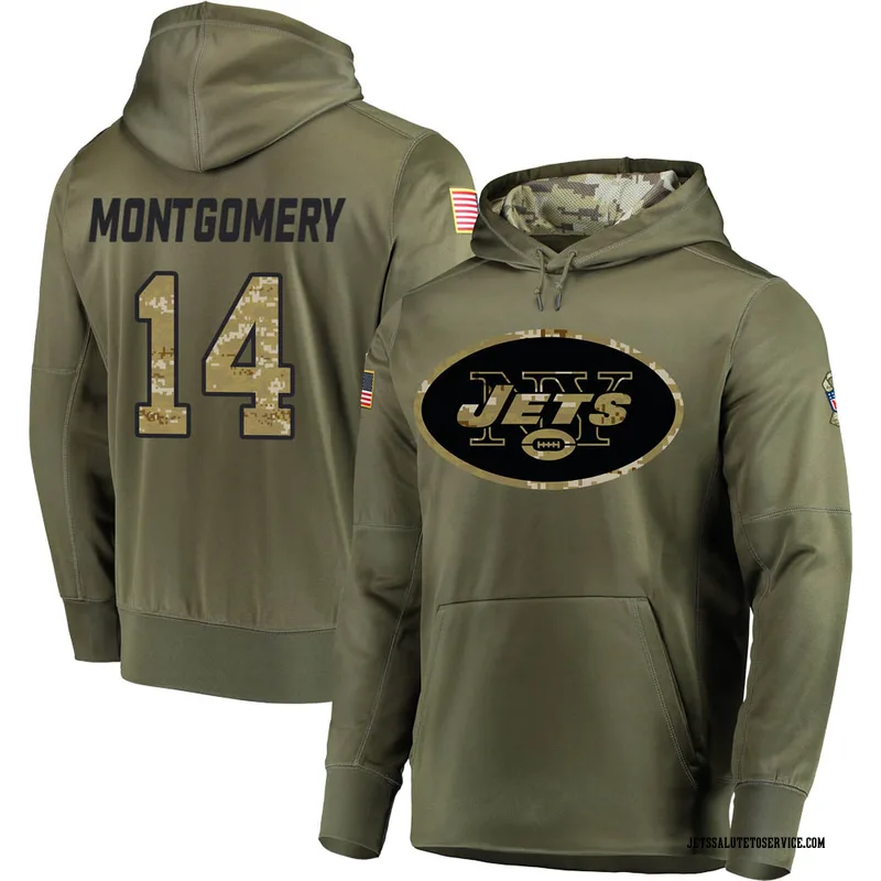 Ty Montgomery II Legend Salute to Service T-Shirt - Olive - Tshirtsedge